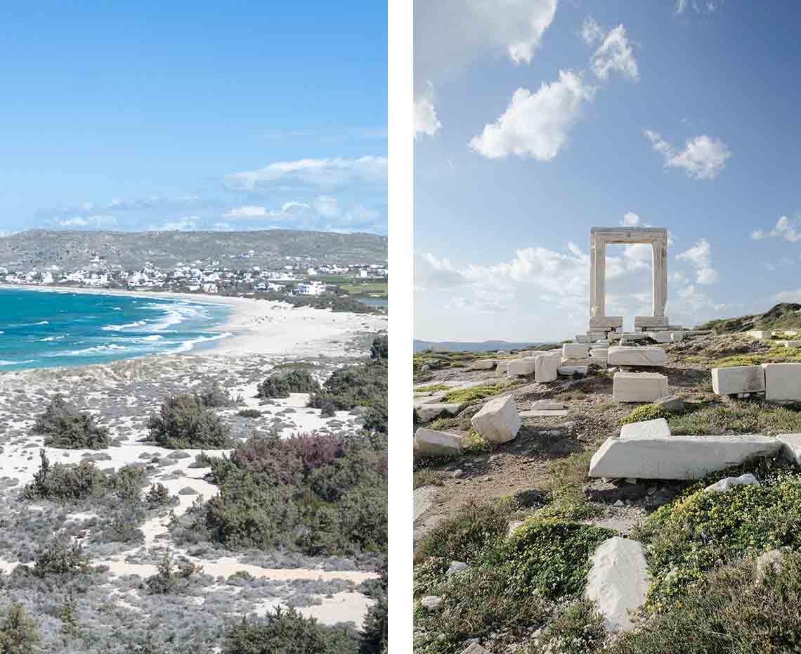 naxos gems vacation rentals destination naxos greece glyfada beach portara town