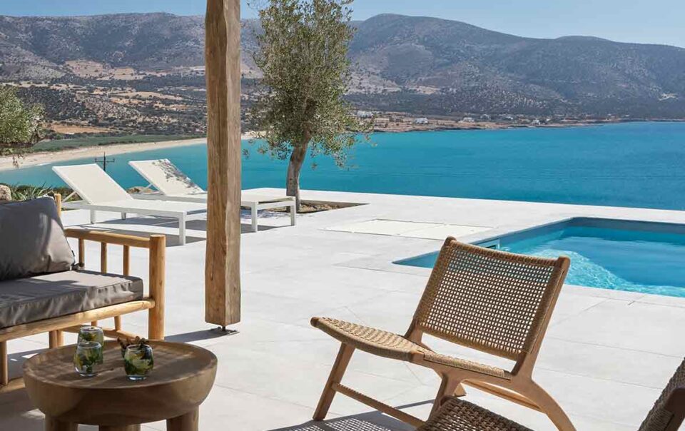 Villa Eos Agiassos Naxos Gems Accommodation sea view private pool featured image