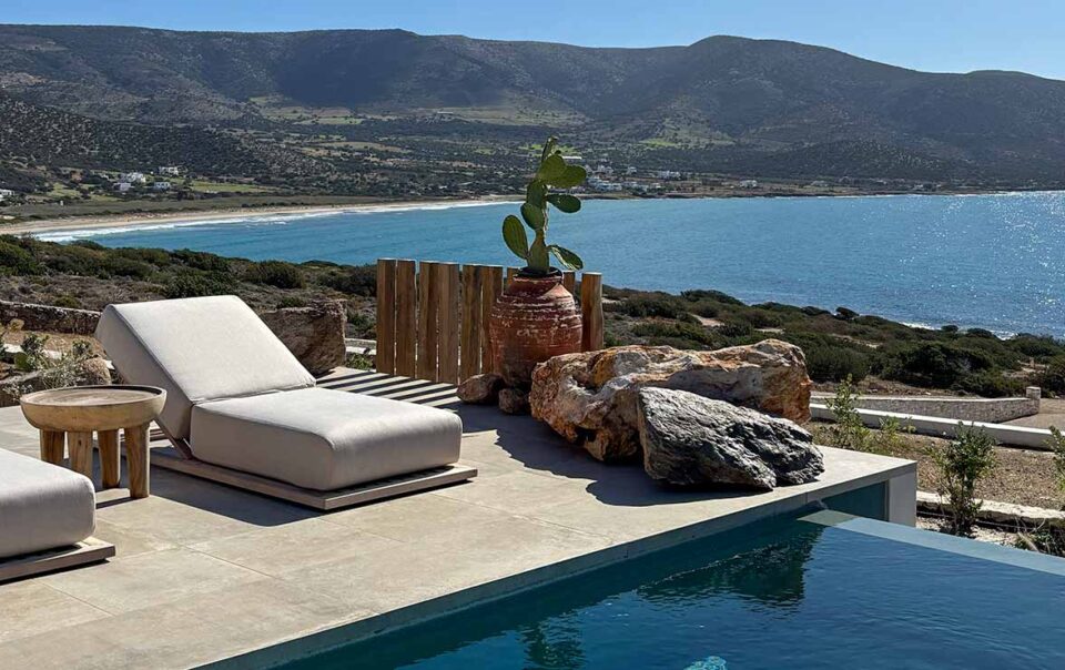 villa noema agiassos naxos gems vacation rentals on naxos villas for rent greece accommodation luxury property infinity pool sea view mountain view